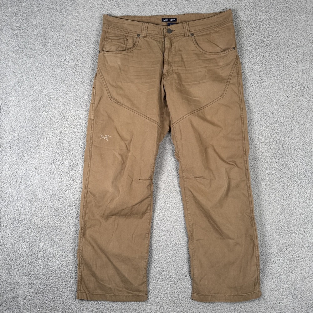 Arcteryx Pants Mens 34x30 (36x30) Brown Bastion Hiking Gorpcore Trail Hunting